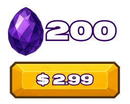 200 Gems - $2.99