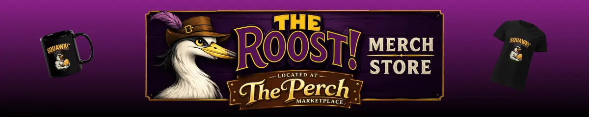 The Roost Merch Store - Tees, mugs and more